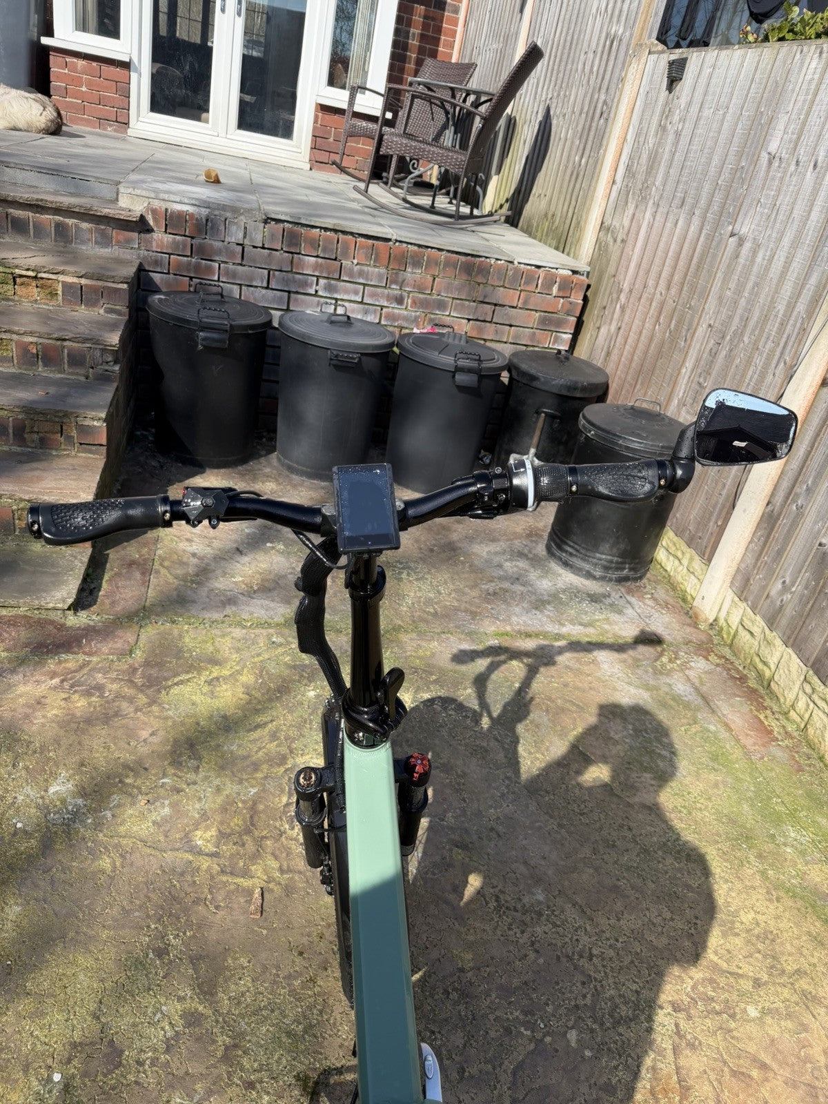 Mate x Bike Folding Green Bike On Off Road