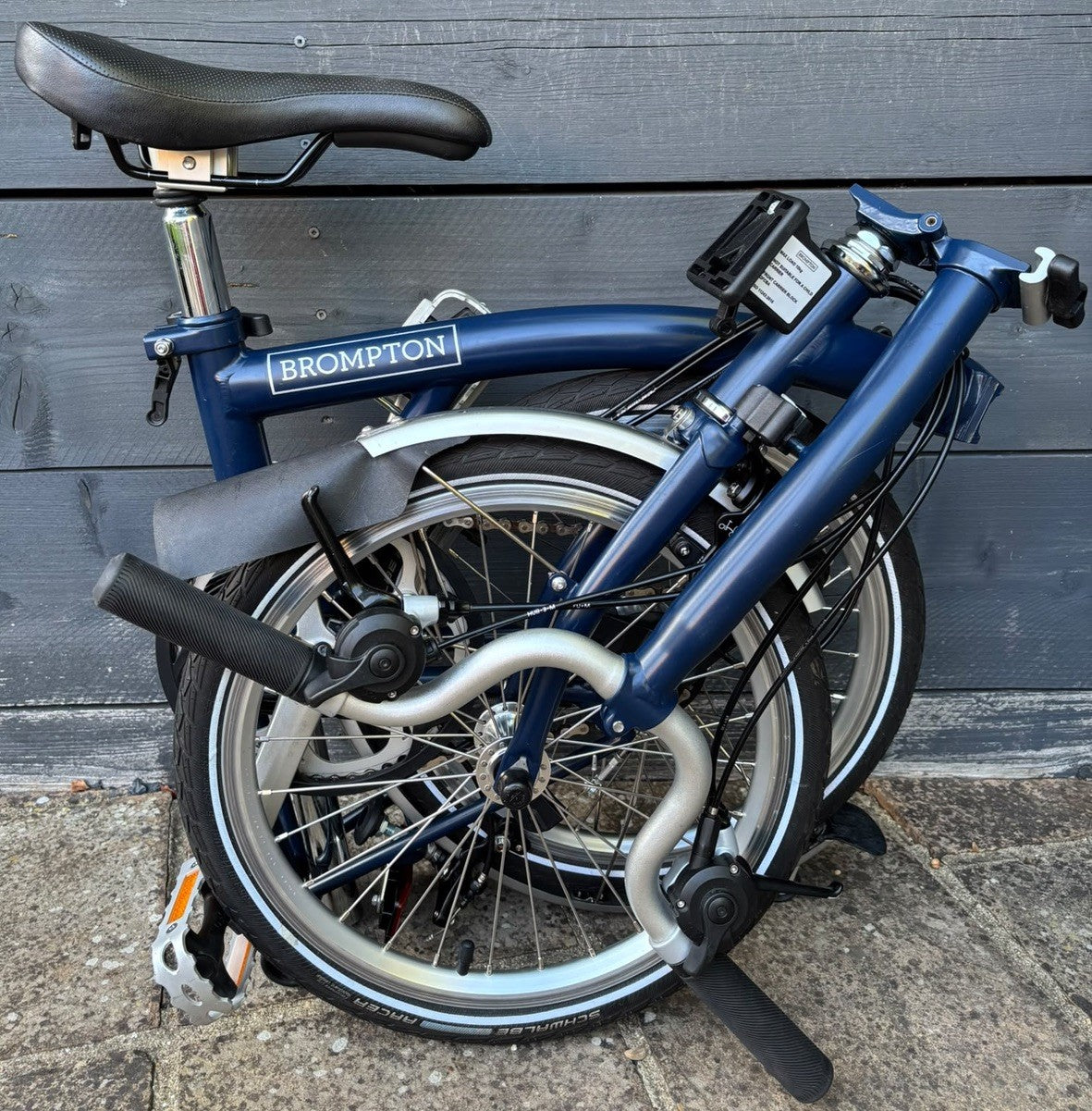 2021 Brompton M6L C Line Folding Bicycle 6 Speed Tempest Blue - Hardly Used