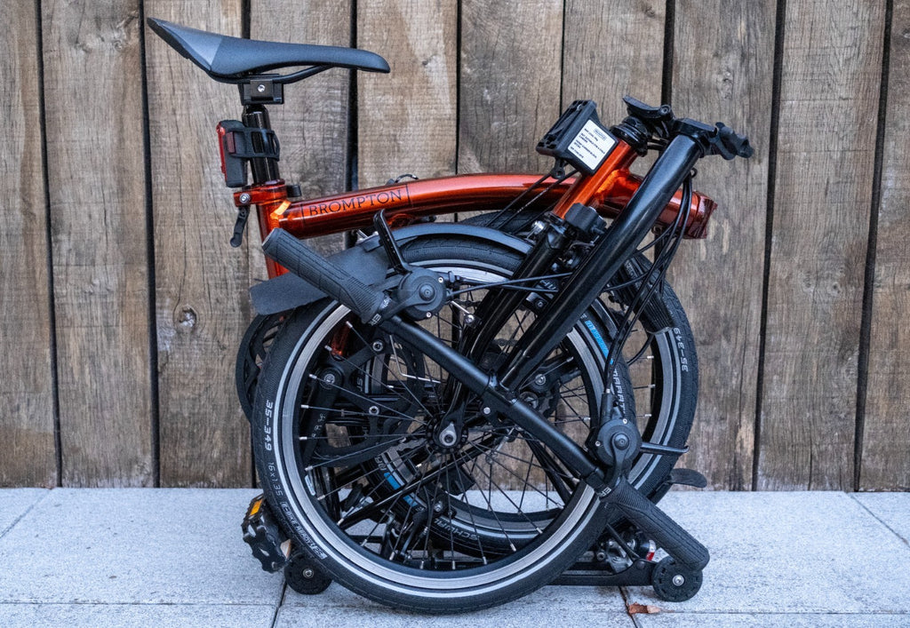 Brompton S6R (6 Speed)Black Edition in Flame Lacquer  + Extras