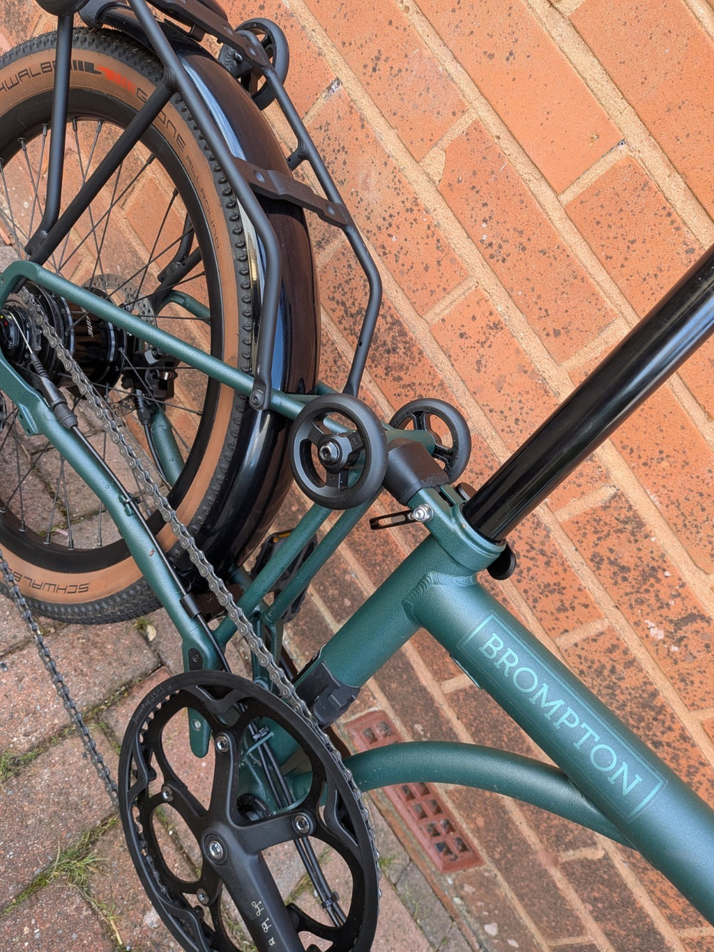 Brompton G Line Forest Green Large Excellent Condition Bairly Used
