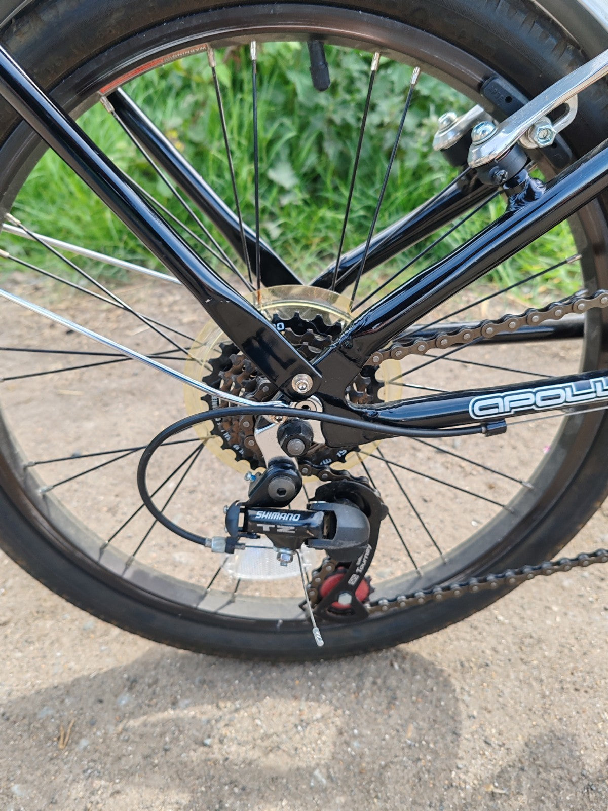 apollo transition folding bike 6 revoshift gears 20inch wheels adults unisex