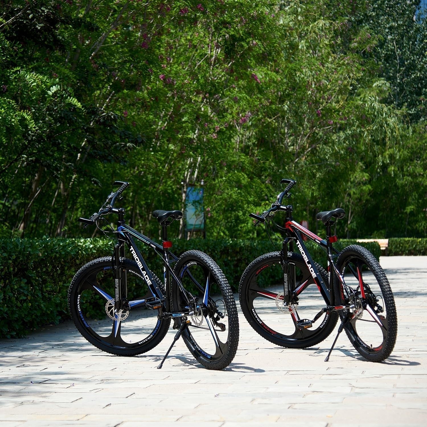 27.5" Mountain Bike Folding Frame 21-Speed Disc Brake MTB for Adults