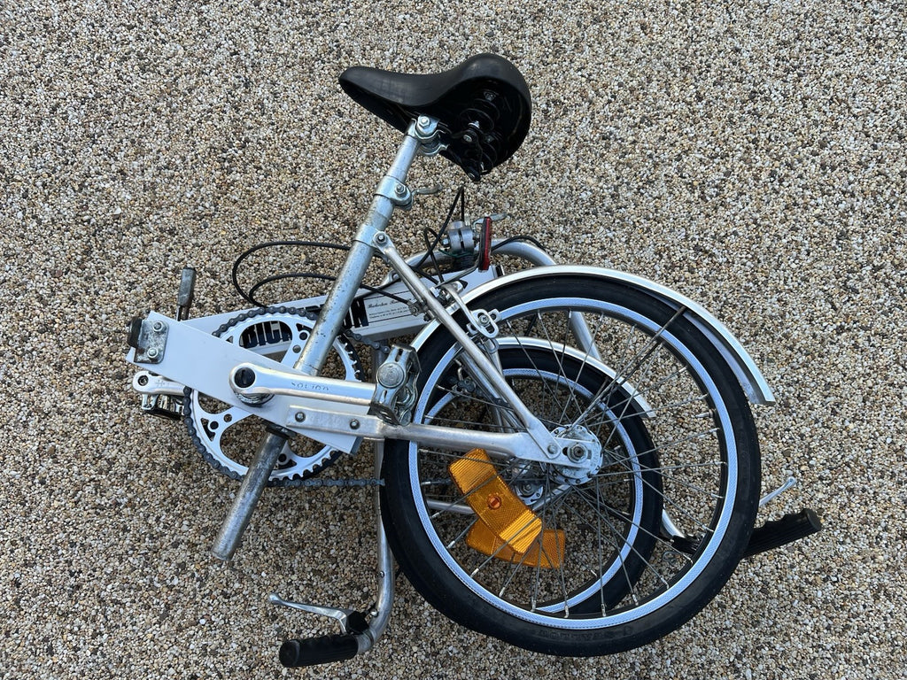 Bickerton Portable Folding Bicycle 3-Speed Classic 1970s Vintage Aluminium Bike