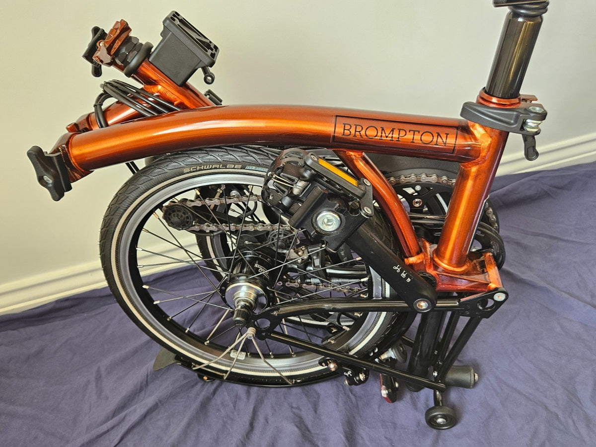 Brompton M6L-X Superlight Titanium 6 Speed Flame Lacquer Excellent Condition