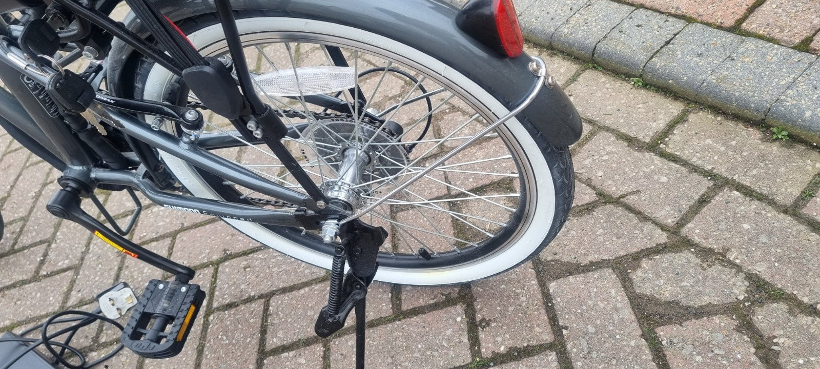 elife Infusion Power Assisted Folding Bike 153cm × 30cm x 94cm L/ W/H Used Once