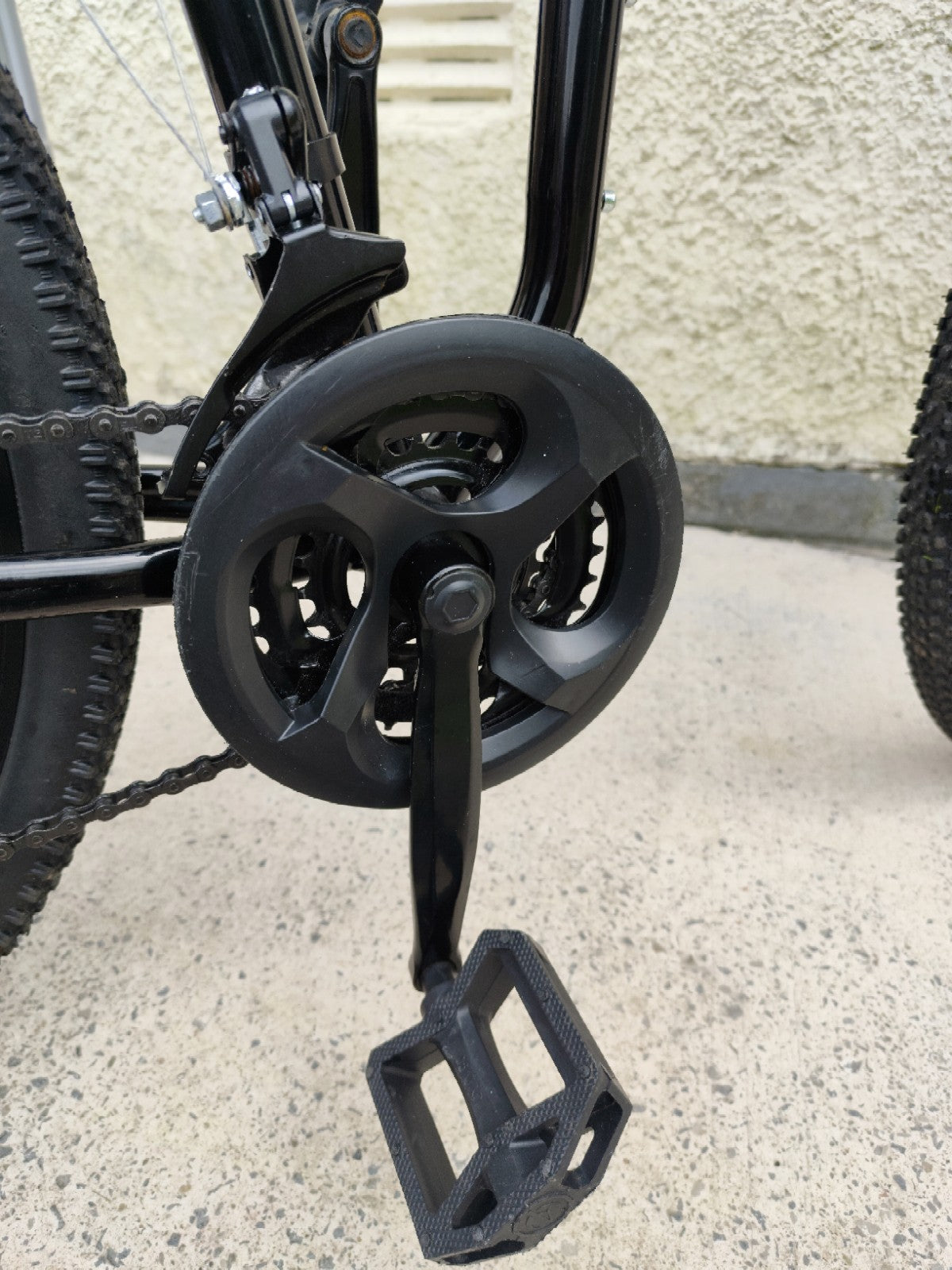 Black Mountain Bike, Folding Bike, 21 Speed, Disk Brakes