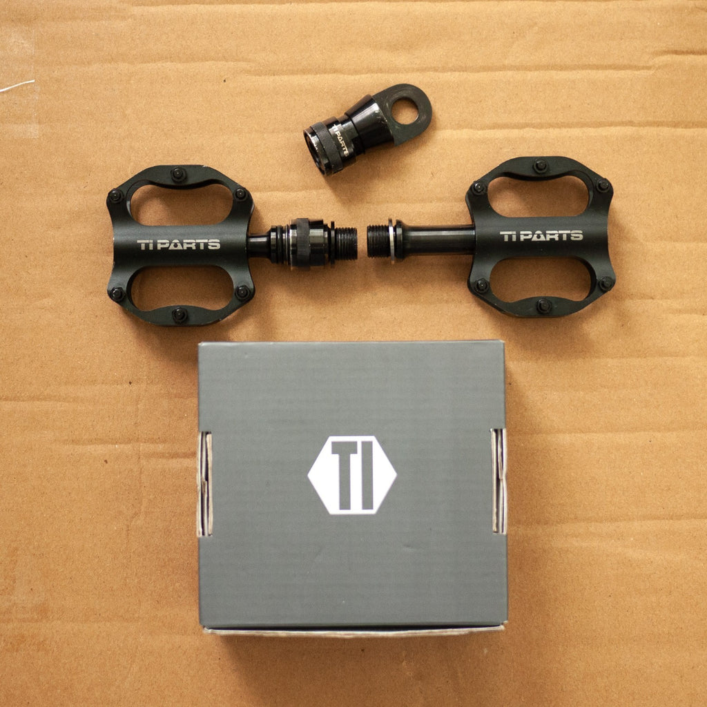 Brompton Ti Parts Workshop Single Quick Release Mini Pedal Titanium Pedal Holder