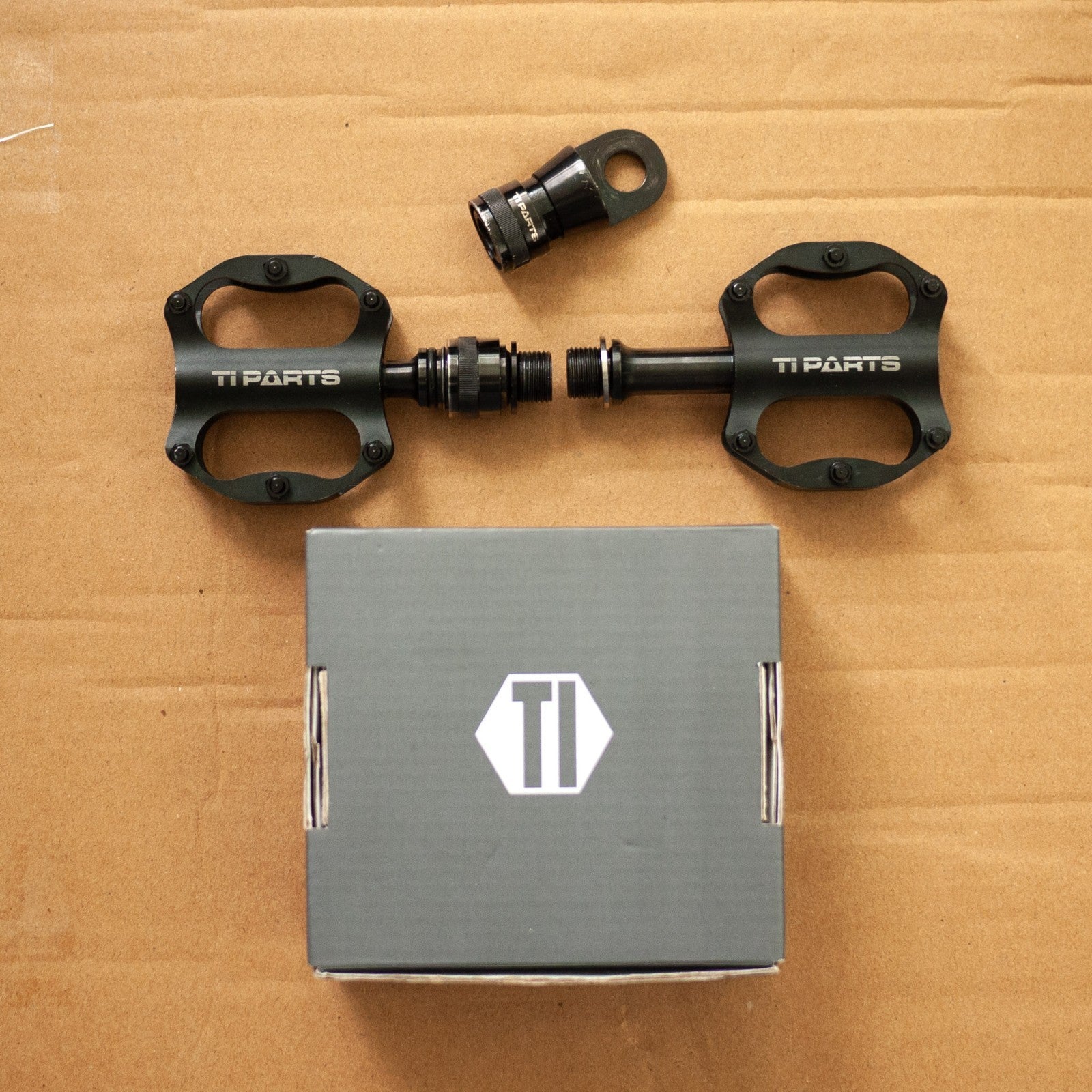 Brompton Ti Parts Workshop Single Quick Release Mini Pedal Titanium Pedal Holder