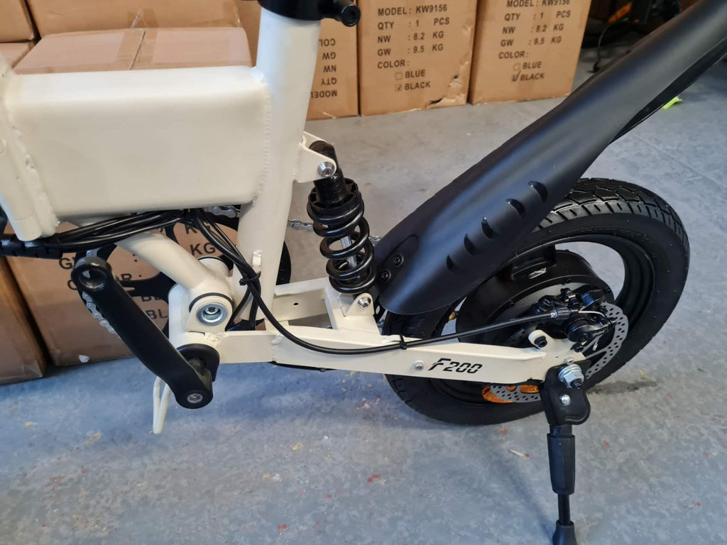 14" Portable Commuter Bike 50km range 36V 7.8A Folding City Bike Full Disc-F200R