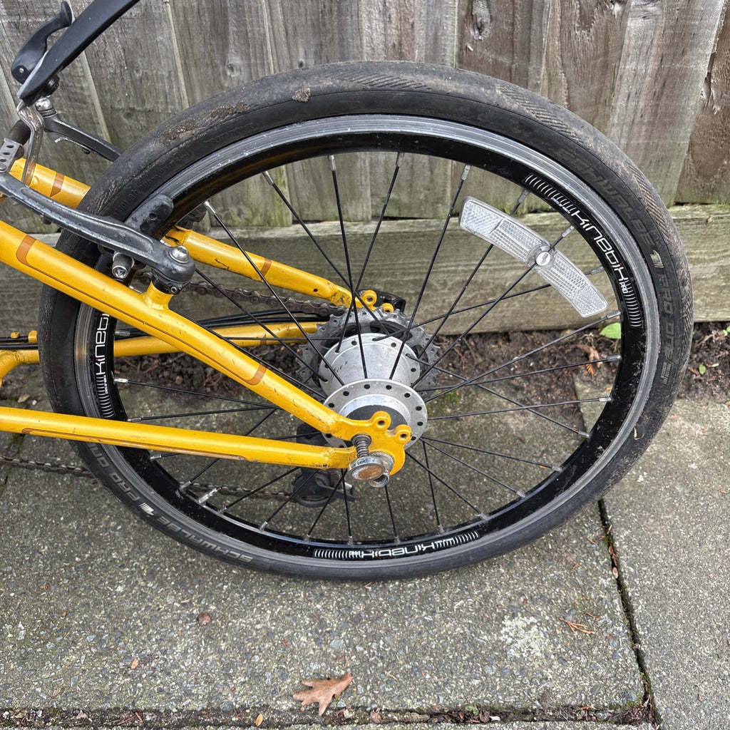 Dahon Speed Pro -7 Speed Folding Bike In Yellow