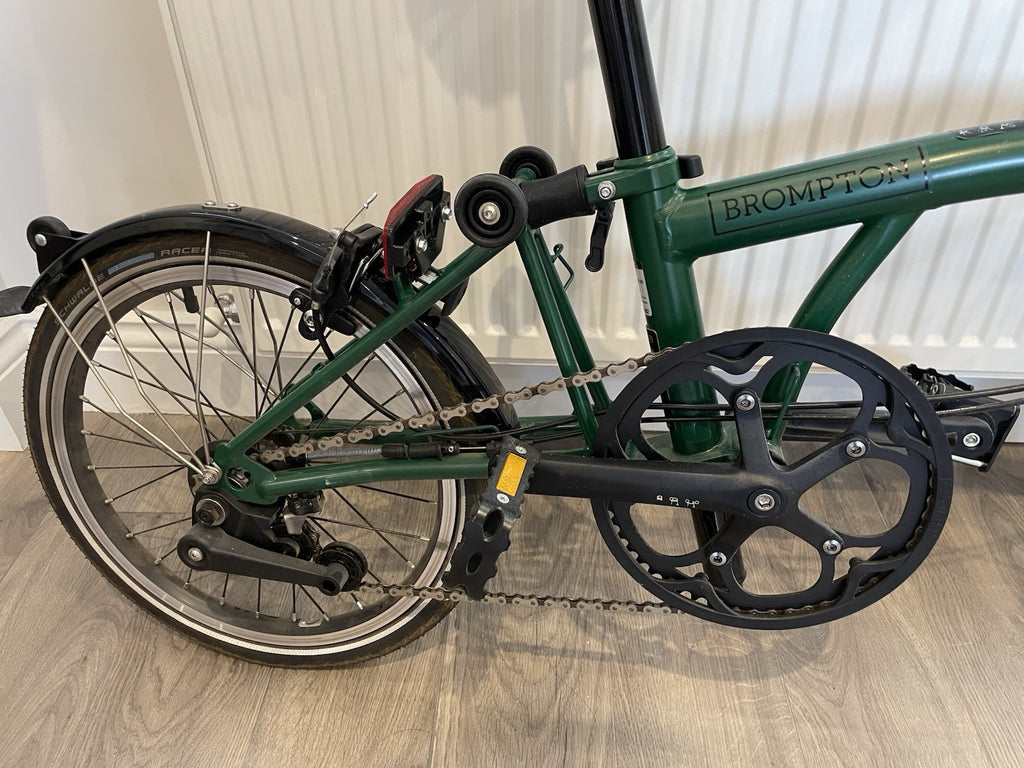 Brompton C Line Urban Folding Bike 2-Speed – Racing Green | Excellent Condition