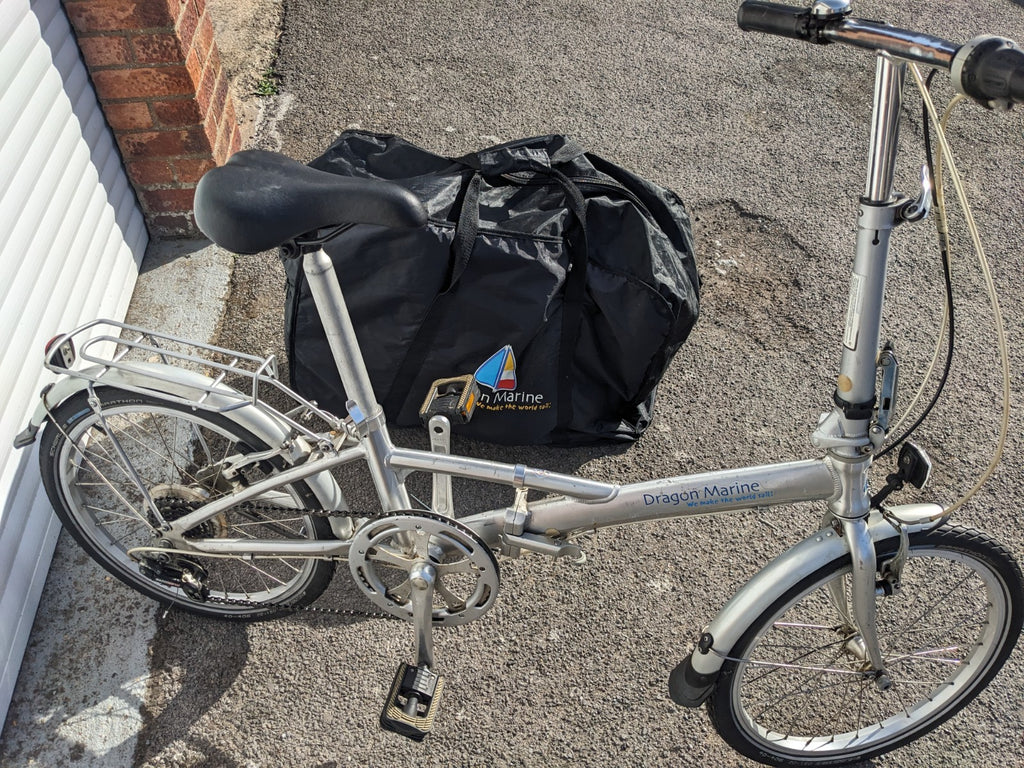 A Pair (2 off) Lightweight Aluminium Folding Bikes