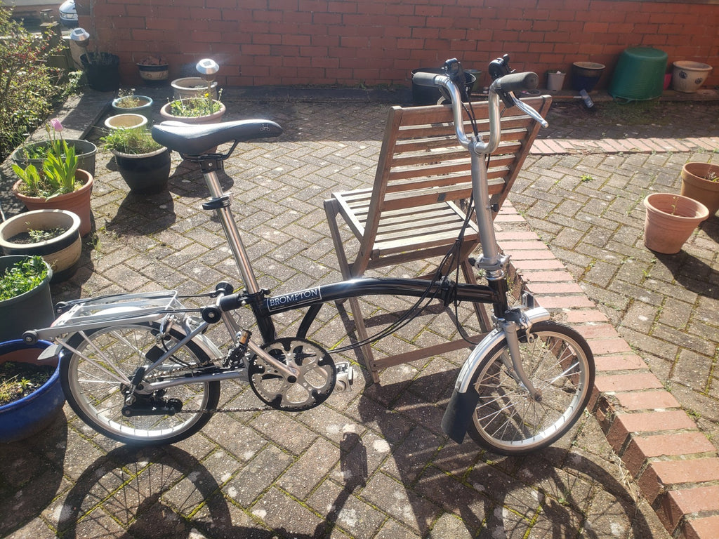 Brompton Folding Bike 6-Speed Black