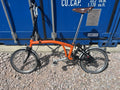 Brompton M6L (2013) Bright Orange + Brooks Saddle + Storage bag - Hardly Used