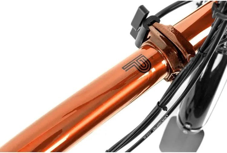 Brompton Ele ctric P Line Urban folding bike, 2024  Flame Lacquer, One size New