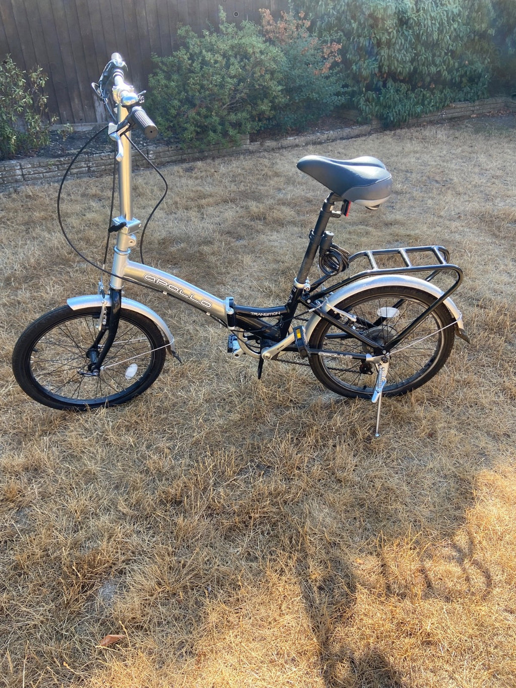 Fold up bike. We have 2 so if you’d like both please message.