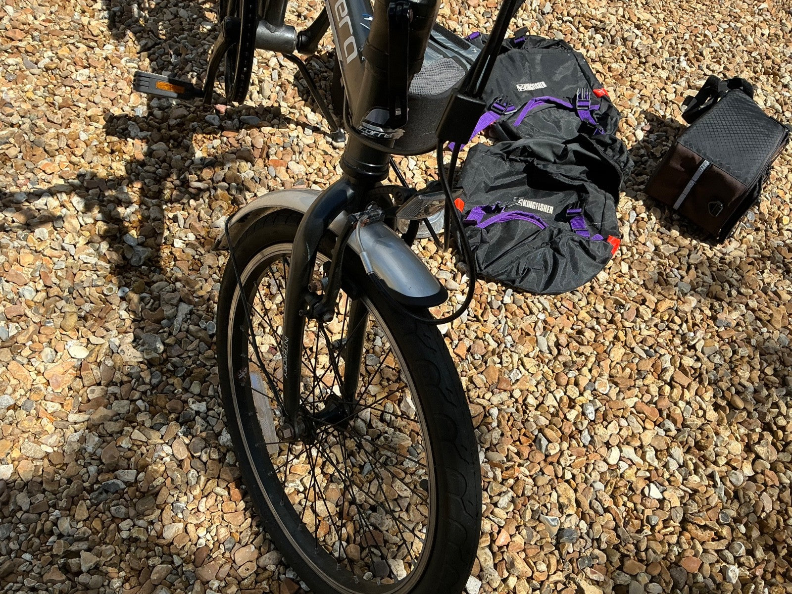 Carrera Intercity fold up bike 20” wheels