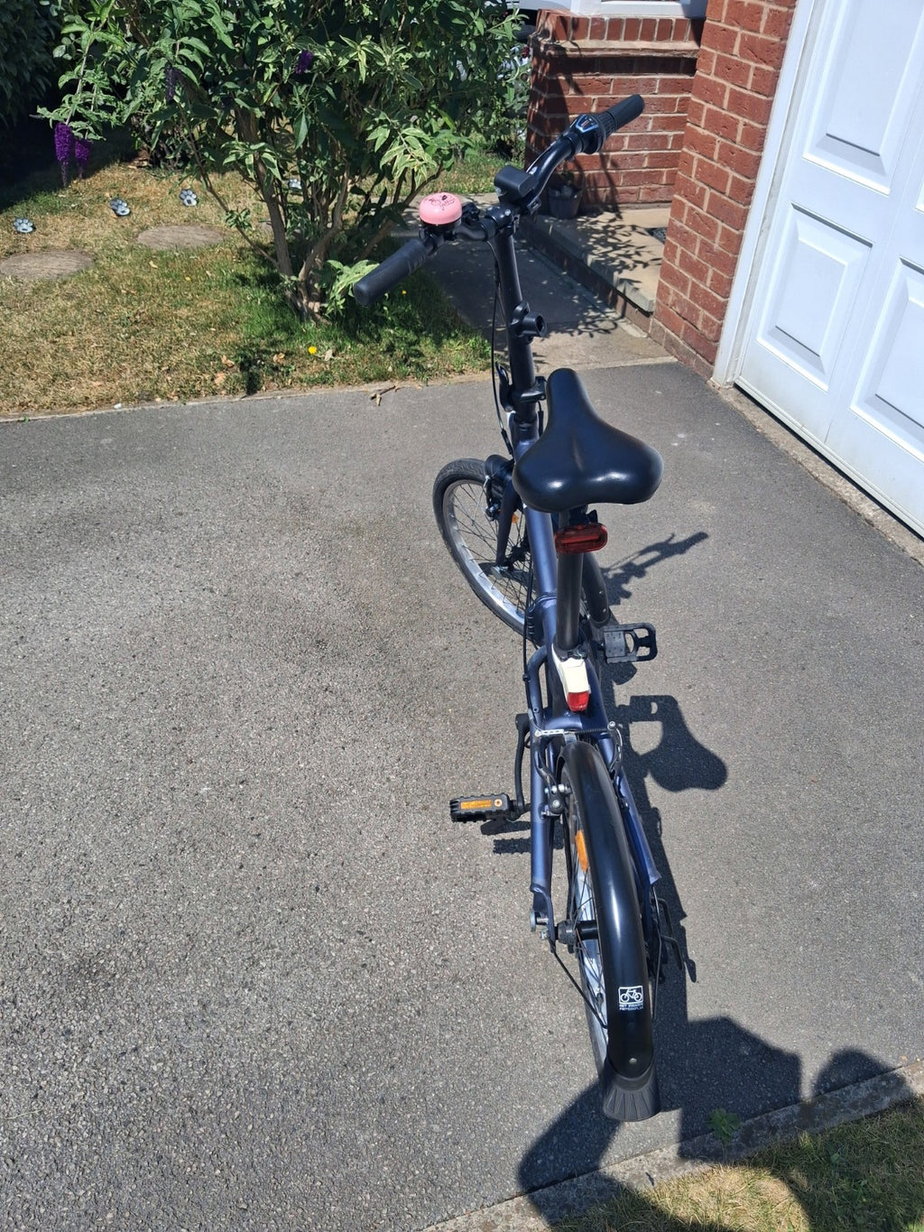 BTWIN Tilt 500 Folding Bike 20-inch Blue Great Condition