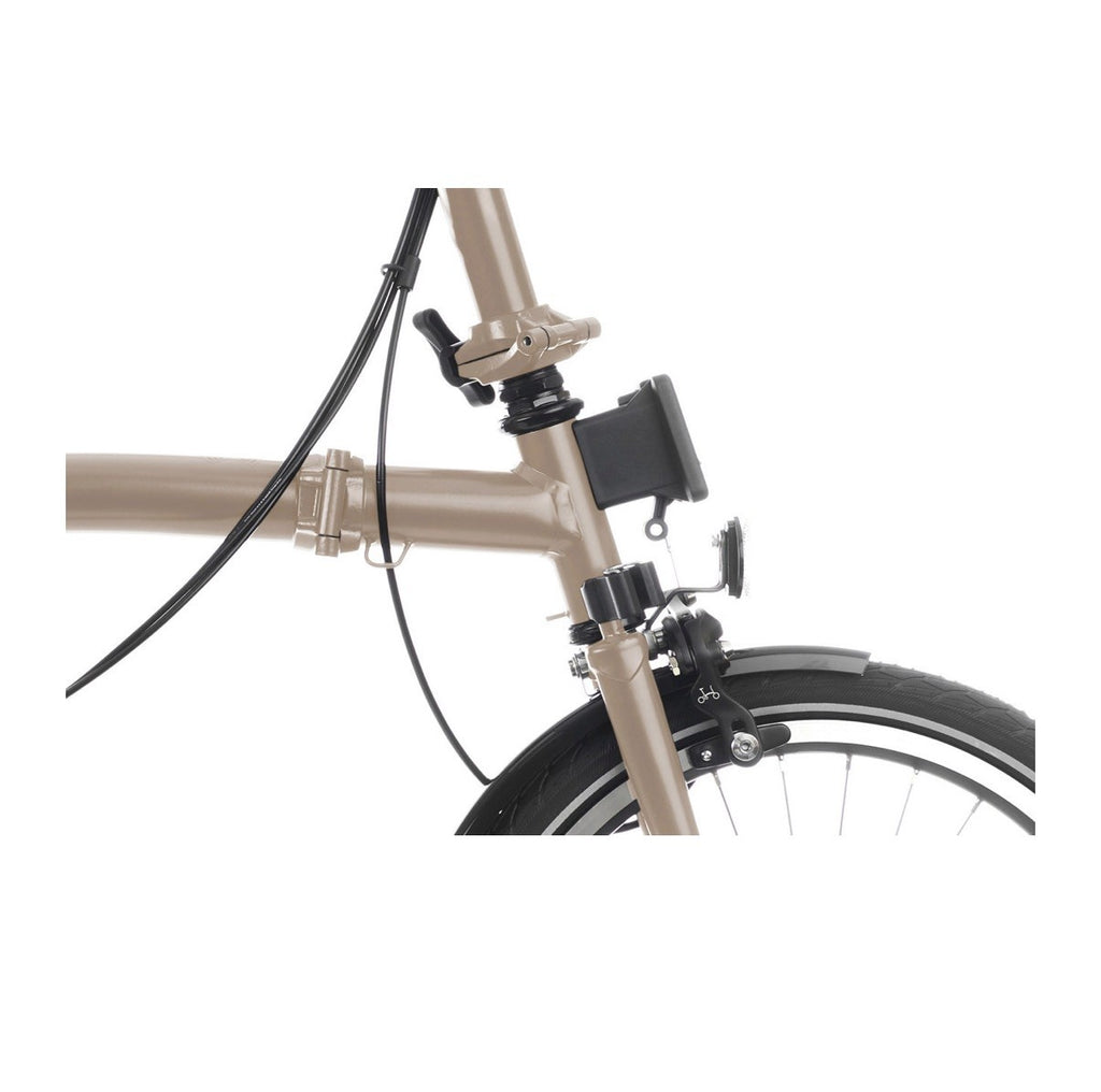 Brompton C Line Folding Bike 6-Speed Colour Dune Sand Handlebars Mid Bar
