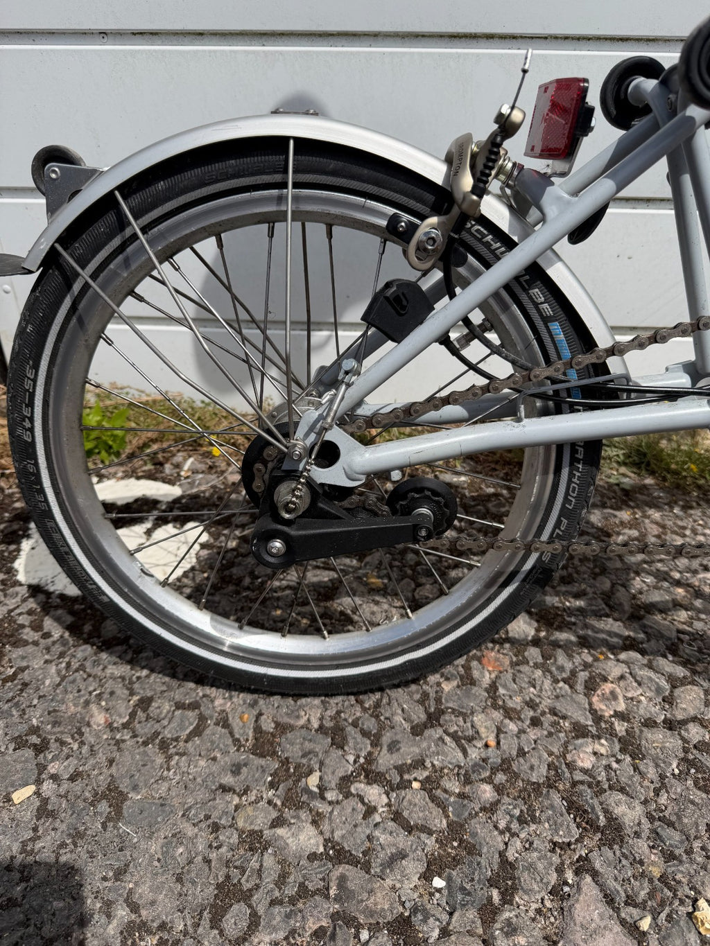 Brompton M3L Folding Bike (2017) – Grey – Original Owner – Receipt/BikeRegister