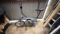 Brompton Bike M6L C-LineExplore Mid Handlebar2022 Folding Bike - Cloud Blue