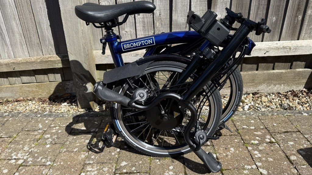 Brompton C Line M6L Bolt Blue e-Folding Bike - Excellent Condition