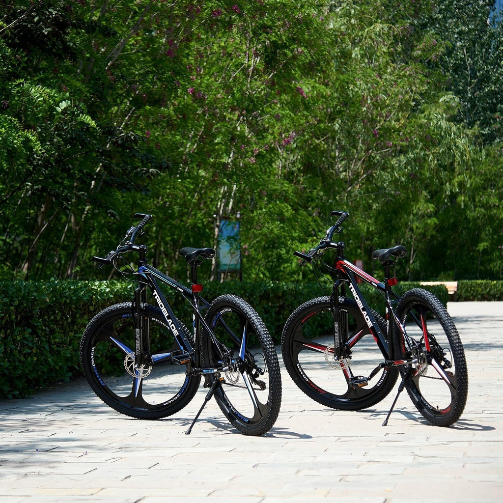 27.5" Mountain Bike Folding Frame 21-Speed Disc Brake MTB for Adults