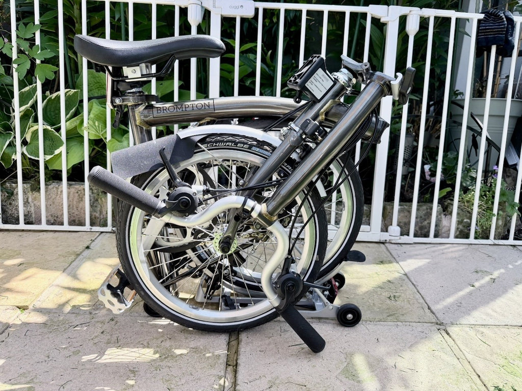 Brompton M6R (conversion from M6L) Raw Lacquer finish, low mileage, v good cond