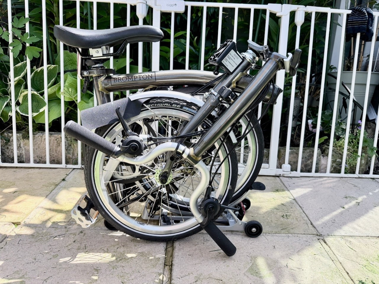 Brompton M6R (conversion from M6L) Raw Lacquer finish, low mileage, v good cond