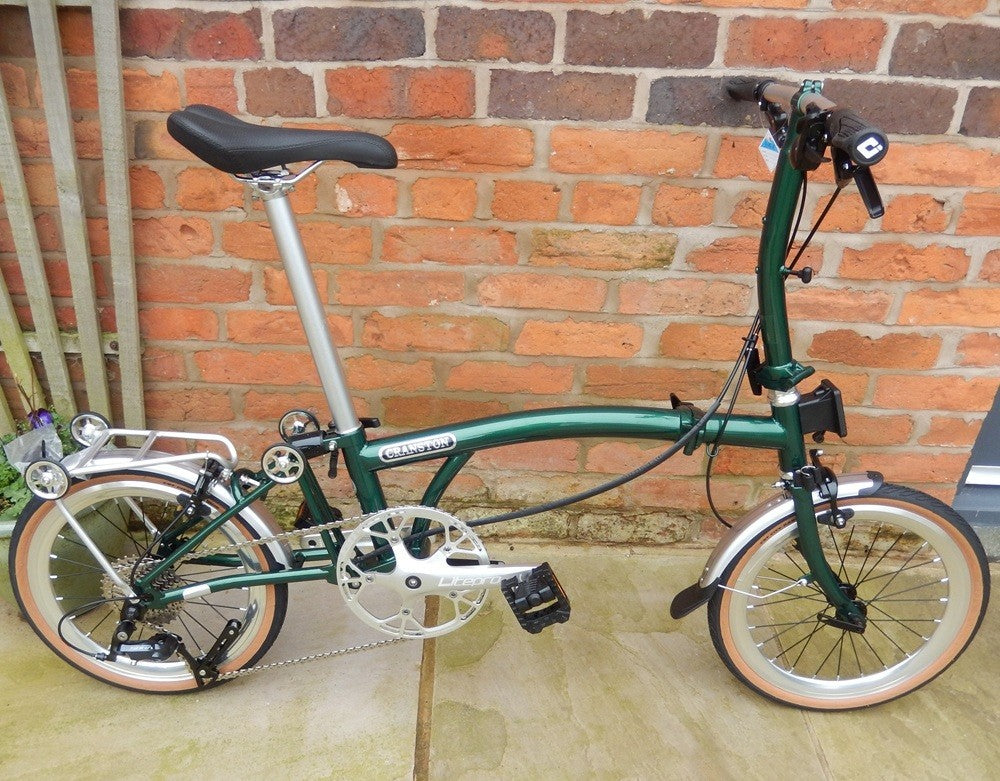 Cranston R9 Folding Adults Bike in Green 9 Speed 16" Wheel Brand New Boxed