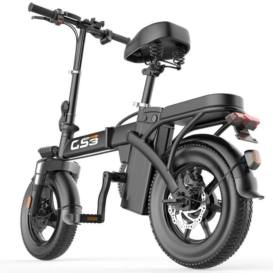 GS3 14" Folding E -  Bike 250-W 48-V 15/Ah Suspension E- Bike LED Display UK