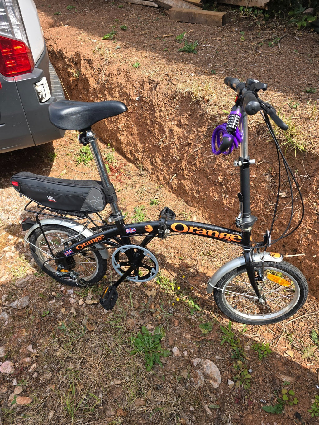 folding bicycles pair 6 speed shimano gears