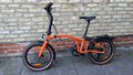 Brompton G Line 8-Speed Orange Folding Bike Brand New Never Used Large Handlebar
