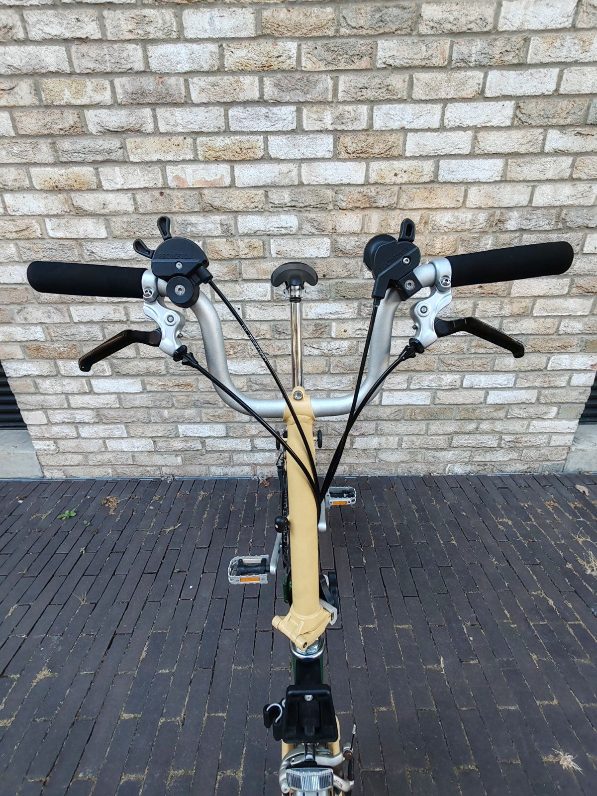 Brompton M6L 6 Speed Folding Bike Racing Green Ivory Original