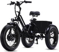 Adult Electric Tricycle 20-Inch Non-Folding/Folding 7-Speed Tricycle with Large