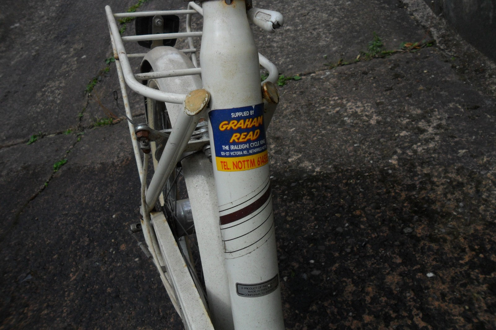 vintage raleigh fold up bike