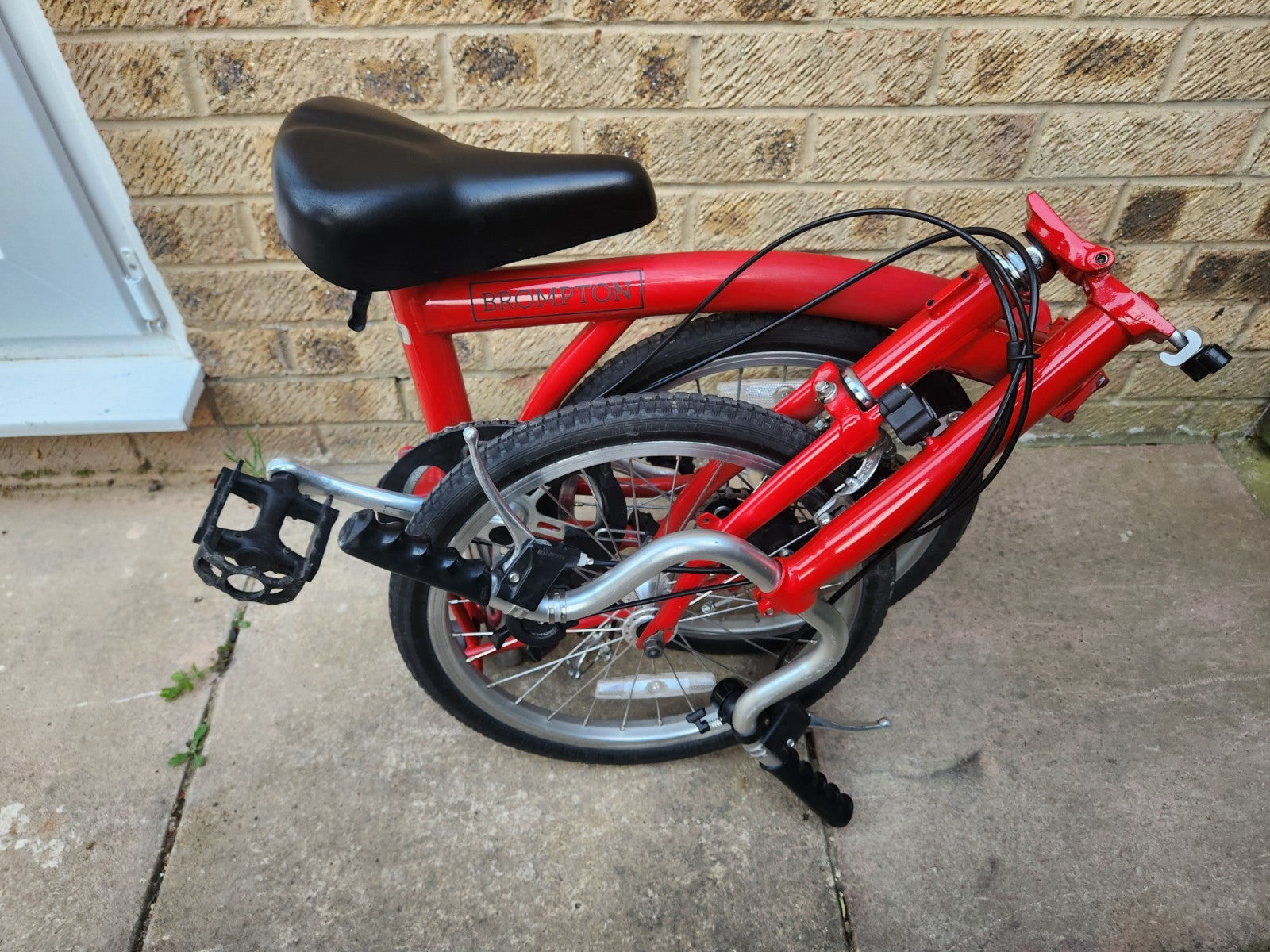 Vintage 2006 Brompton M3E Folding Bike - 3 Speed - Red - Classic M-Bars