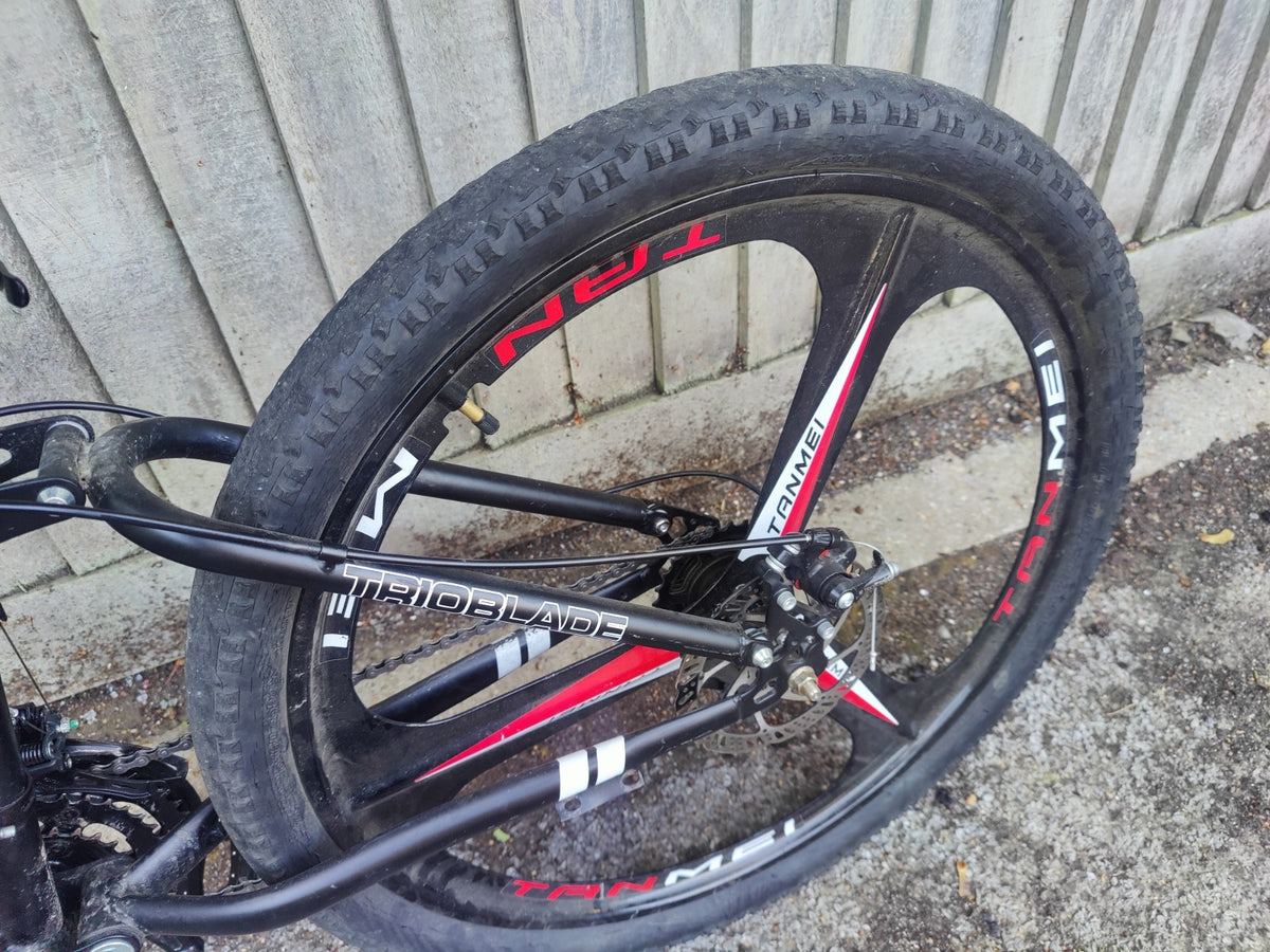 Trioblade 650B Folding MTB 21 Speed Full Suspension Disc Brakes - Needs Repair