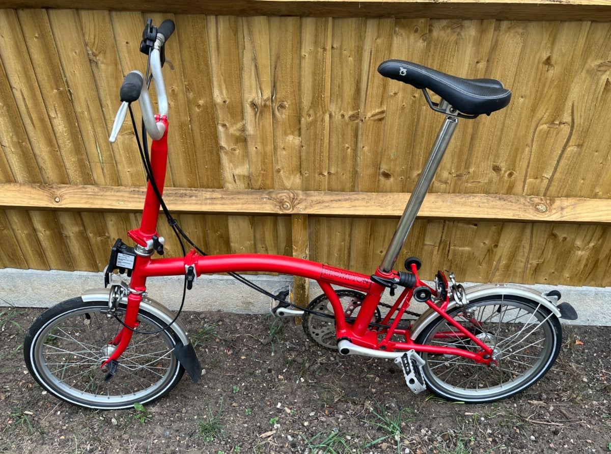 brompton folding bike 3 speed