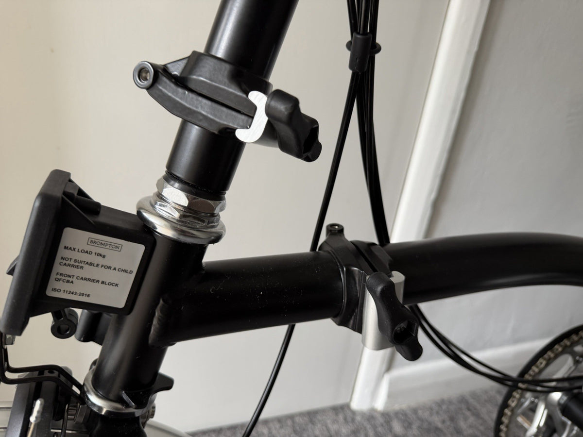 Brompton C Line H6R (6 Speed) folding bicycle - Black (MINT CONDITION!)