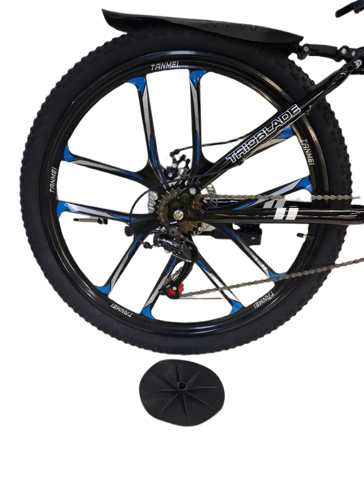 Trioblade 21-Speed 10 Spoke Wheels Foldable Mountain Bike 16" Frame Black (Dent)