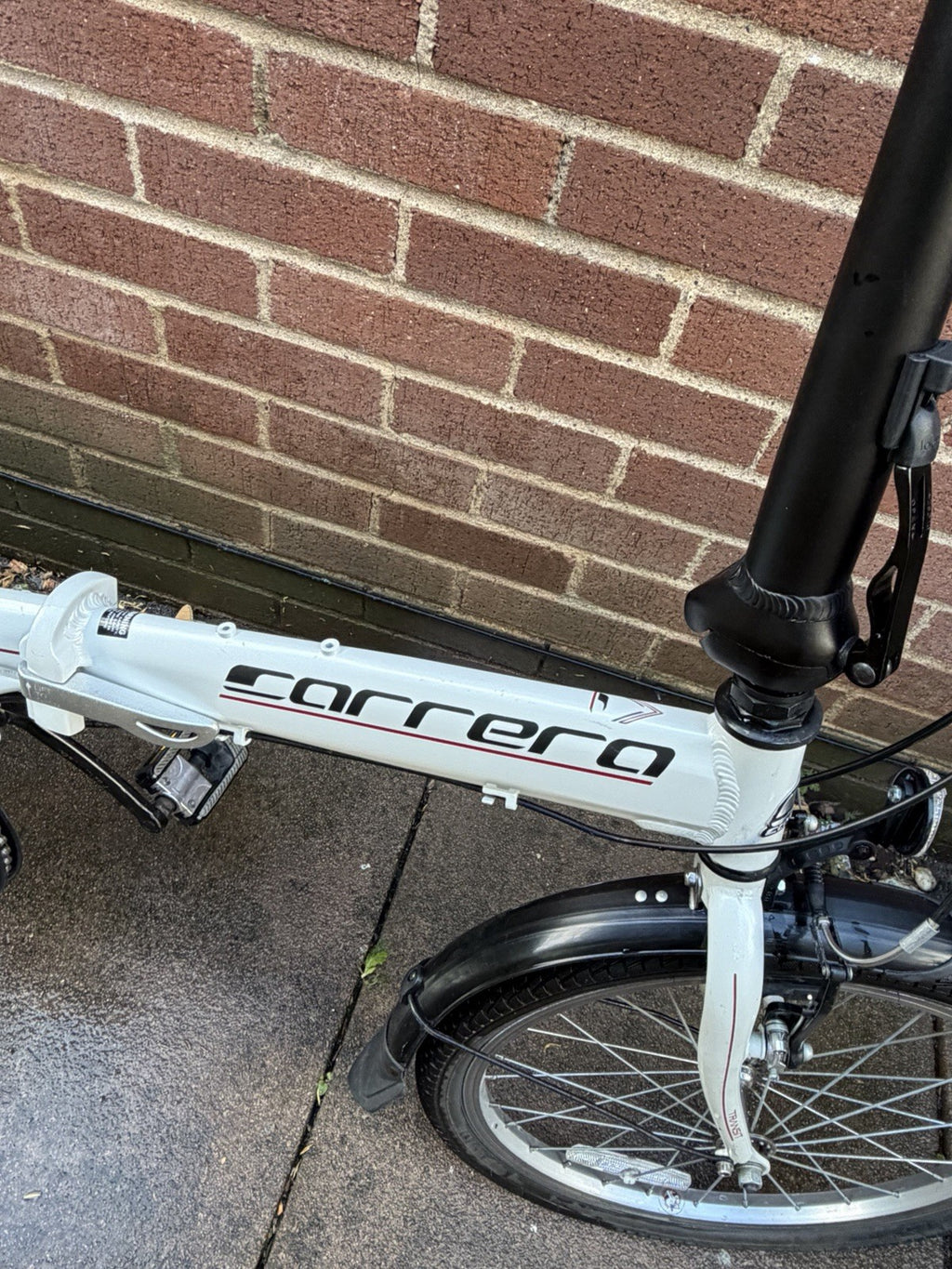 Carrera Folding Bike Transit Edition 20 Wheels 3 Speed Excellent Condition Used