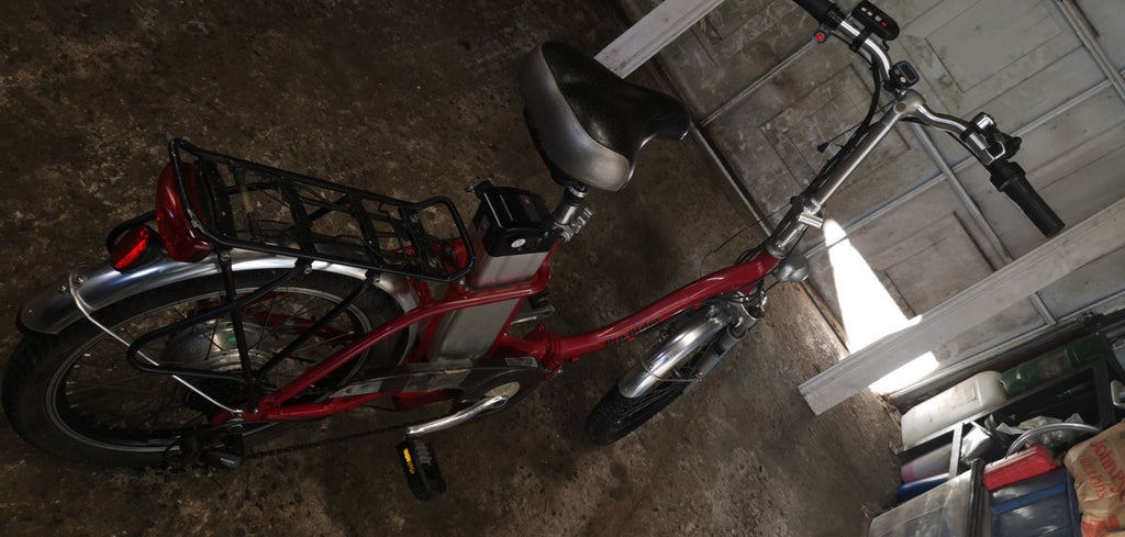 PRO-RIDER 20in E-Folding Bike 250W 36V 25km/h red