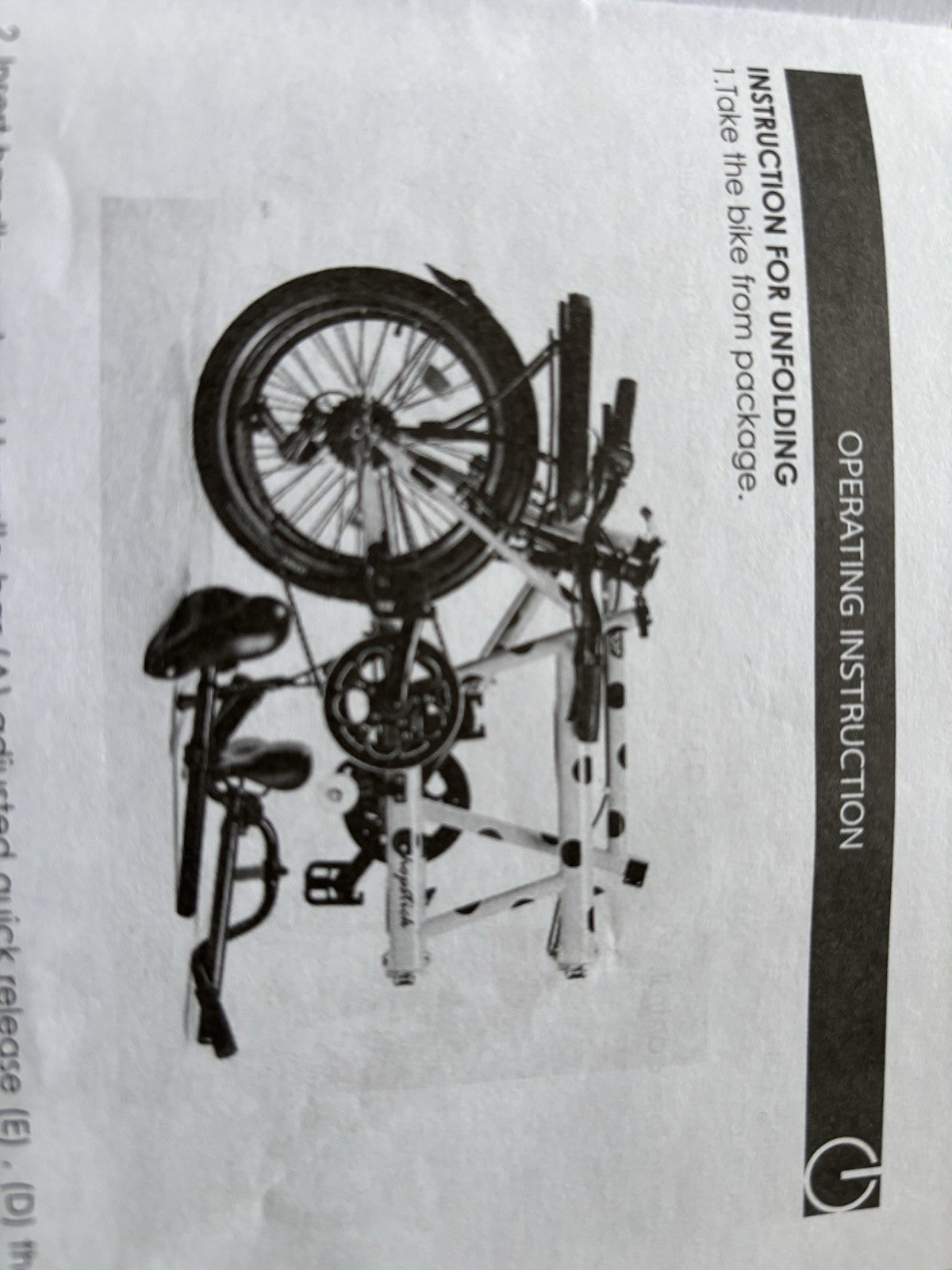Ecosmo Black Folding Tandem Bicycle 20" Wheel 7SPShimano DiscBrake 23KG-20TF01