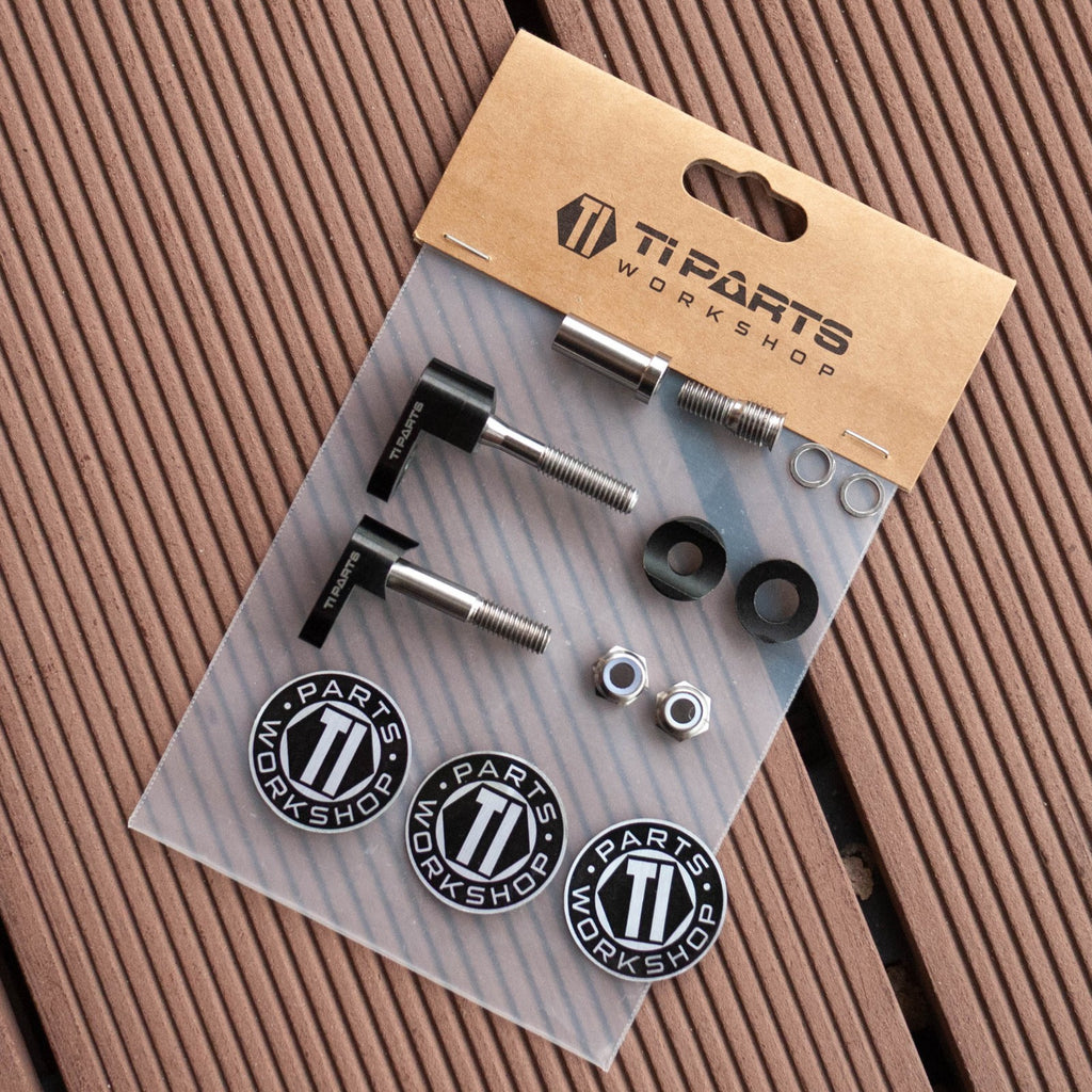 Brompton Bike Ti Parts Workshop Titanium eeBrake Adapter Regular Mount Black