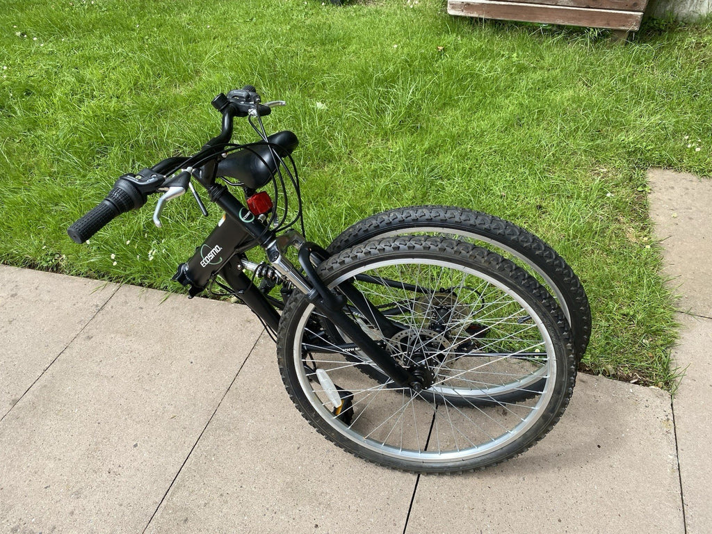 Ecosmo Folding Mountain Bike 26” Front & Rear Suspension Disc Brake - Collection