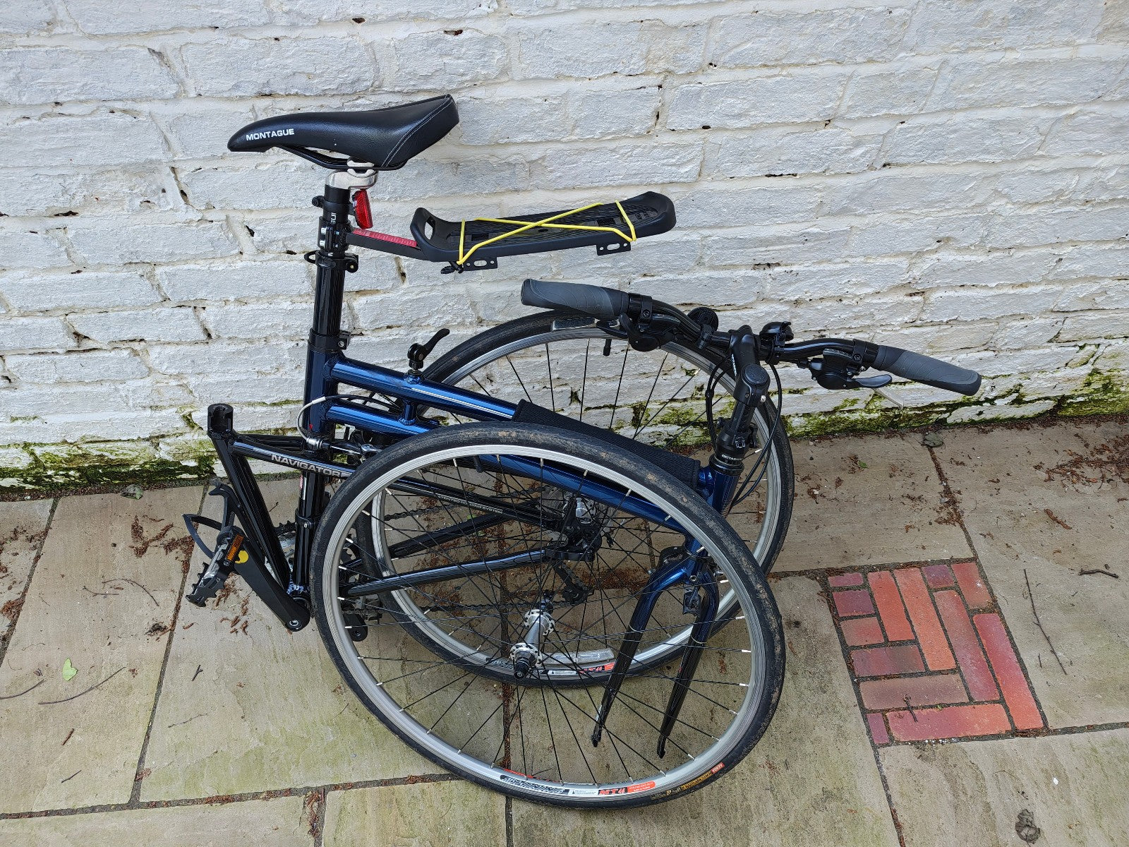 Montague Navigator Full Size Folding Road Bike with new Drive Chain & bag