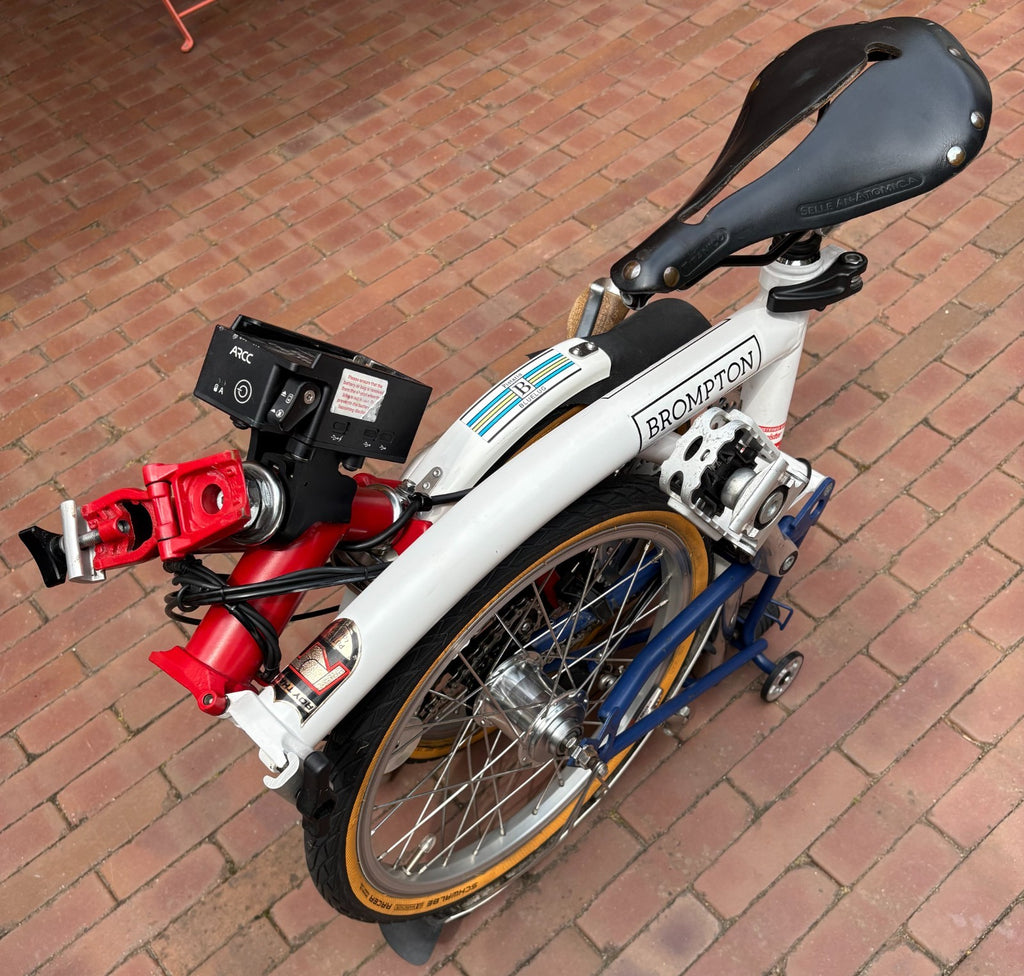 ARCC Electric Brompton Jubilee Limited Edition w/Carradice 25L City Folder Bag