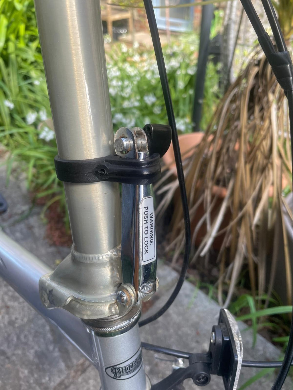 Phillips Folding Bike Silver