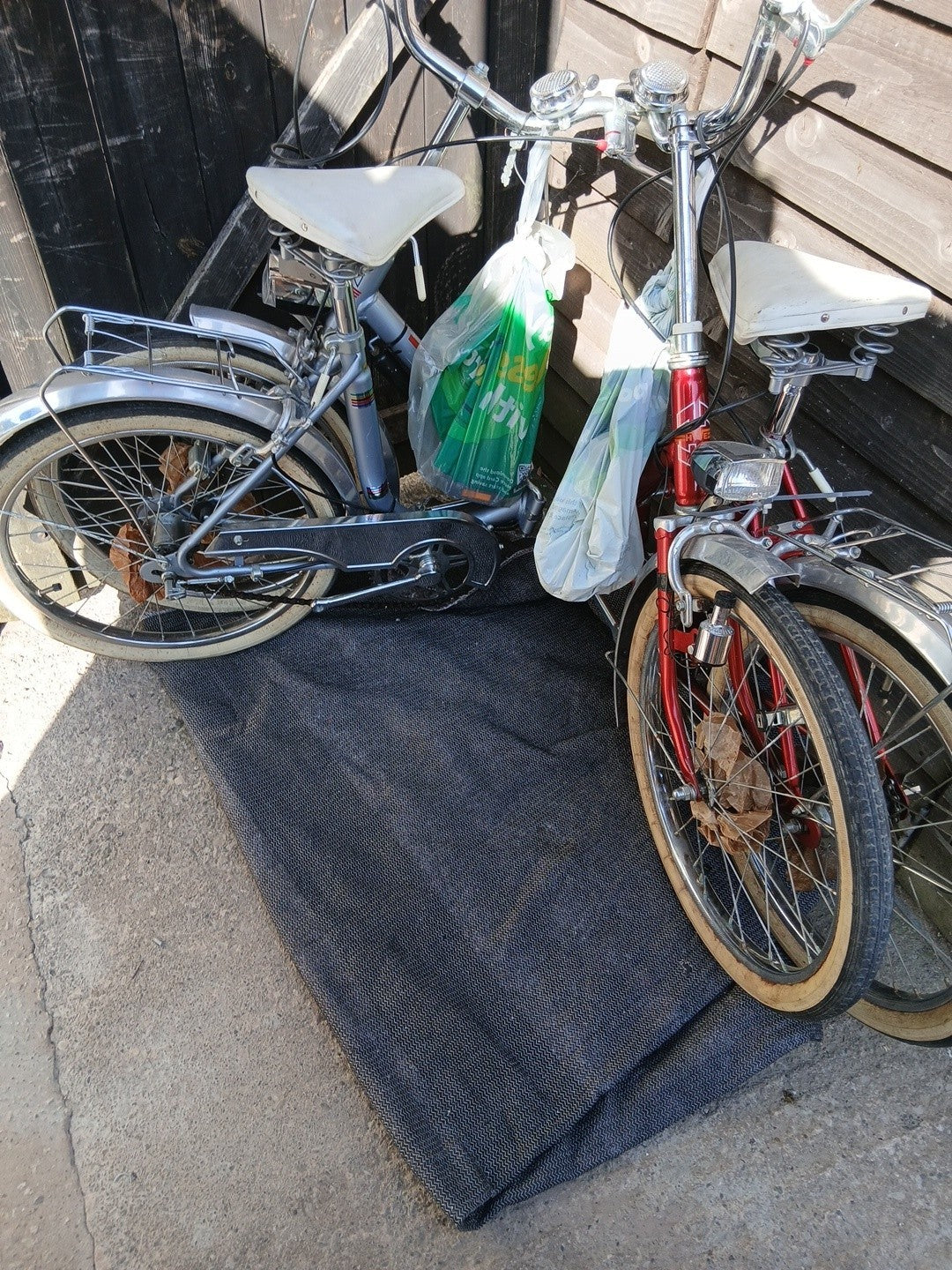 Pair Of Quality 1980s Folding Bicycles ELITE brand German Made Unused